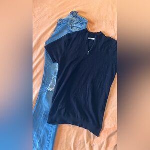 Zara shirt and size 5 jeans Bundle